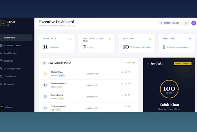 do full stack ai website, ai saas website, and ai agents dev